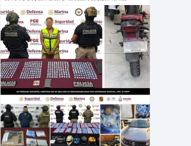 En operativos, caen integrantes del CJNG y de 'Los Mezcales'; aseguran casi 3 mil dosis de ice