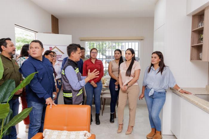 Supervisan construcción de más de mil Viviendas para el Bienestar en Villa de Álvarez