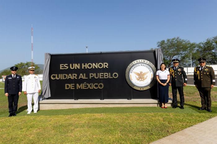 Se cumple el 7° aniversario de la Guardia Nacional y develan muro para homenajear a sus integrantes