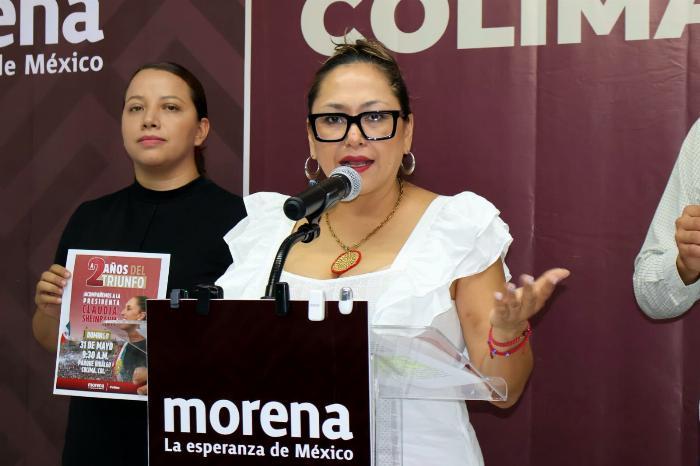 Invita Morena a seguir el informe de Claudia Sheinbaum este domingo