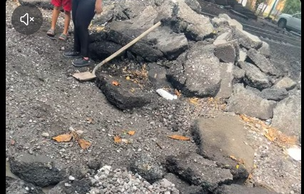 Vecinos piden ayuda para rehabilitar laterales del Arco Sur que destruyó Ferromex