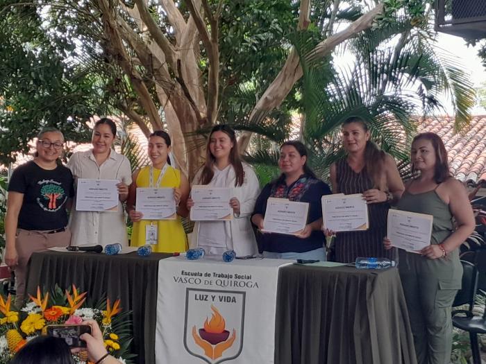 Escuela Vasco de Quiroga propone atención multidisciplinaria a sectores vulnerables
