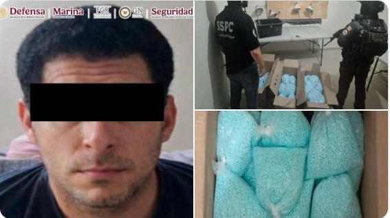Aseguran 270 kilos fentanilo y detienen a 6 personas en Villa de Álvarez